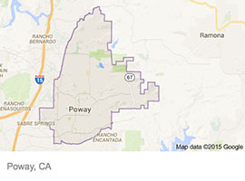 Poway map